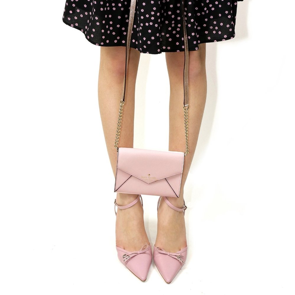 Kate Spade Pink Envelope Crossbody Bag